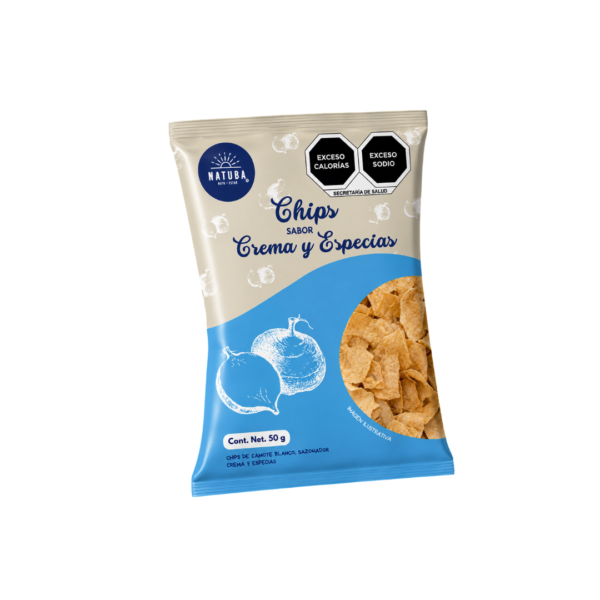 Chips Crema y Especias 50 g